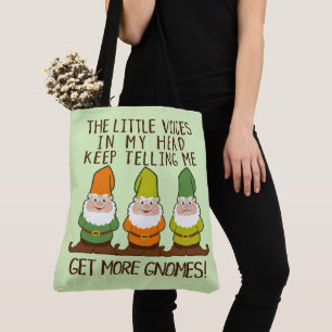 Tote Bag Les voix de Littles obtiennent plus de gnomes