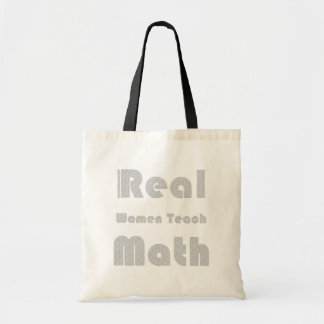Tote Bag Les vraies femmes enseignent des maths
