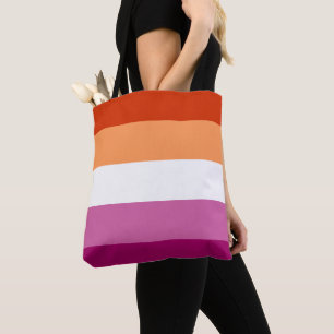 Tote Bag Lesbian Pride Flag LGBTQ