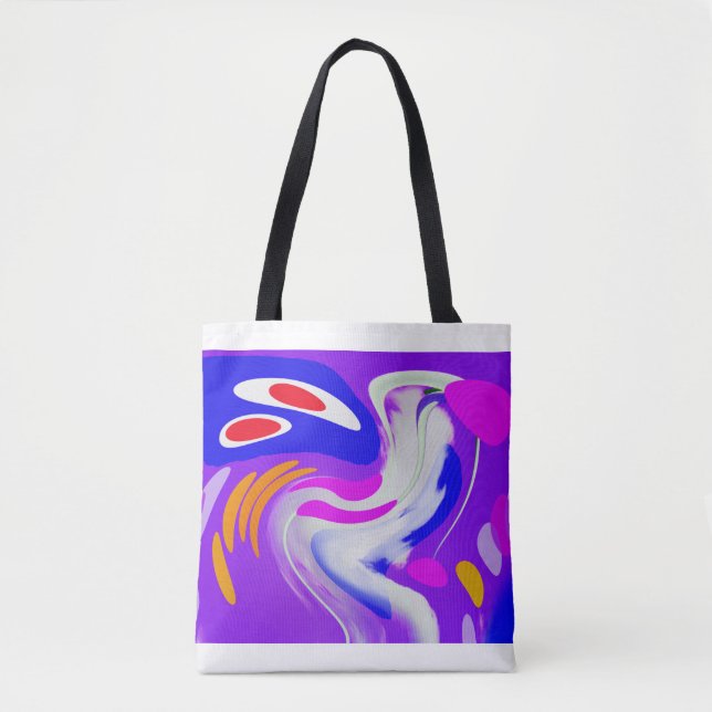 Tote Bag L'espace et la mode de voyage du temps (Devant)