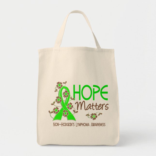 Tote Bag L'espoir importe le lymphome 3 non Hodgkinien (Devant)
