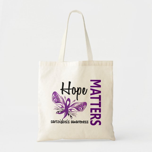 Tote Bag L'espoir importe sarcoïdose de papillon (Devant)