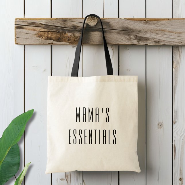 Tote Bag L'essentiel de Maman (Créateur téléchargé)