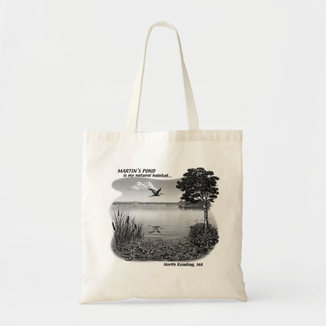 Tote Bag L'étang Fourre-tout de Martin (Devant)