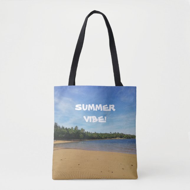 Tote Bag L'été de l'île de Jomalig (Devant)