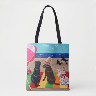 Tote Bag L'été, les ateliers de Breeze peignent Fourre-to