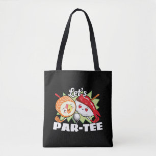Tote Bag Lets Par Tee Golf Pun - Golf Party