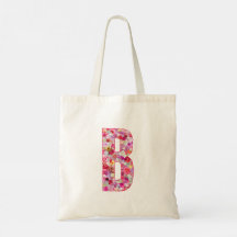Lettre B de l'alphabet floral