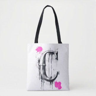 Tote Bag Lettre C - Typographie