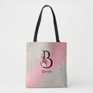 Tote Bag Lettre Customisée monographique personnalisée B No