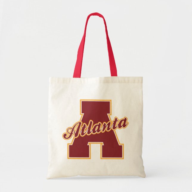 Tote Bag Lettre d'Atlanta (Devant)