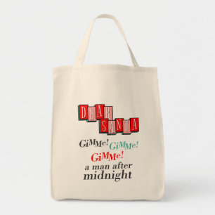 Tote Bag Lettre de Noël Rétro Santa Xmas Donnez-moi un homm