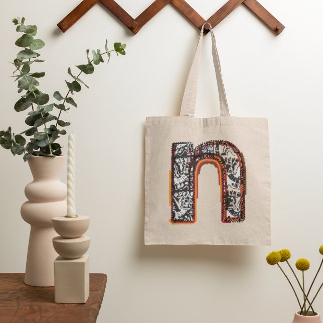 Tote Bag Lettre inca N (Créateur téléchargé)
