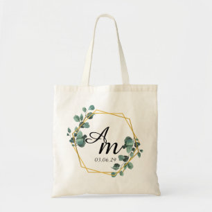 Tote Bag Lettre Initiale Monogramme Moderne et Élégant