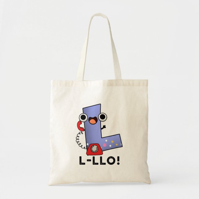 TOTE BAG LETTRE L LLOLO DANOINE L PUN (Devant)