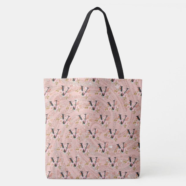 Tote Bag Lettre V (Devant)