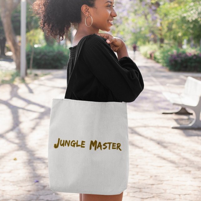 Tote Bag Lettrer le maître Jungle Design (Créateur téléchargé)