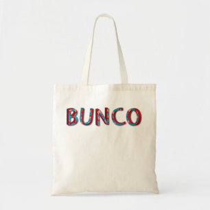 Tote Bag Lettres de Bunco avec des matrices de bunco