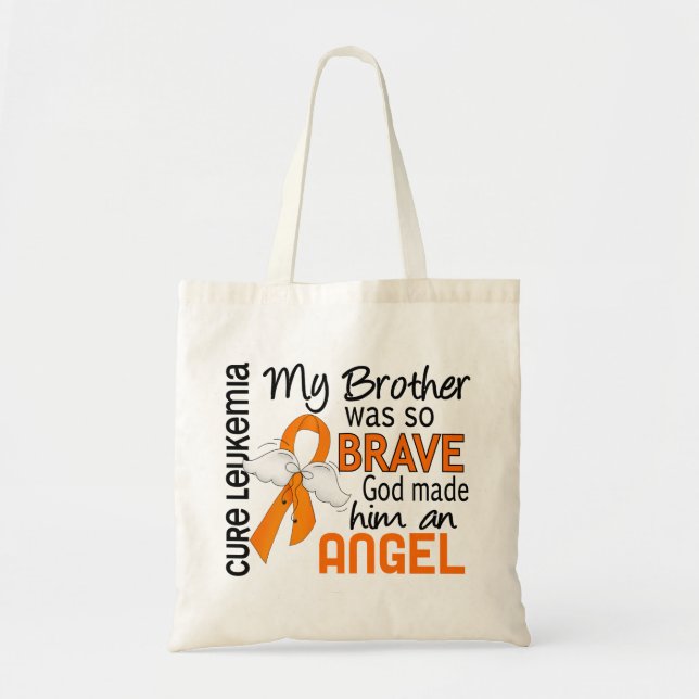 Tote Bag Leucémie de frère de l'ange 2 (Devant)