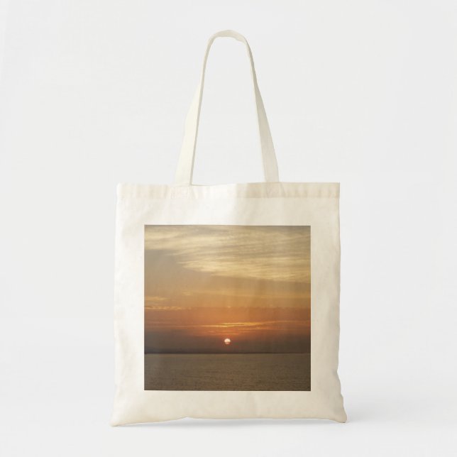 Tote Bag Lever de soleil sur la mer des Caraïbes Aruba II (Devant)