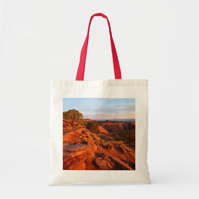 Tote Bag Lever de soleil sur le sentier Grand View au monum (Devant)