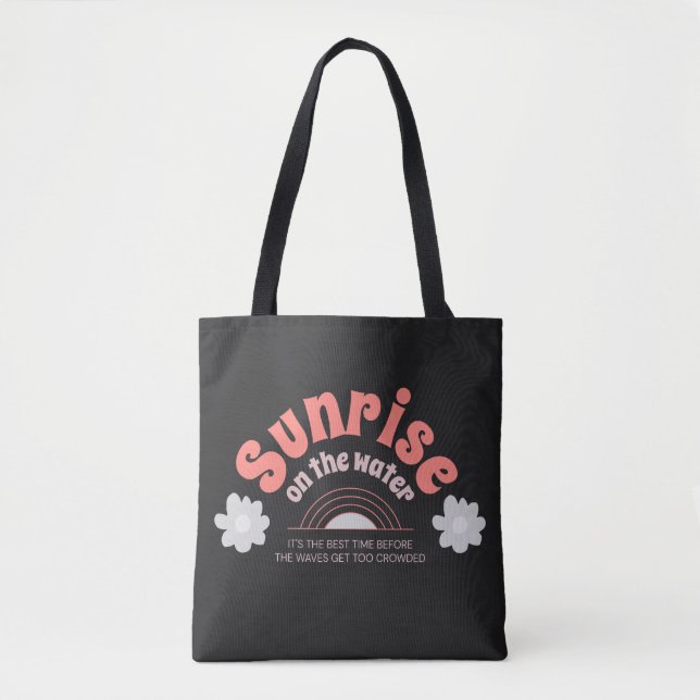 Tote Bag Lever de soleil sur l'eau (Devant)