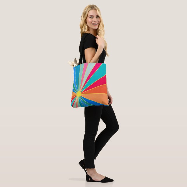 Tote Bag Lever de soleil tropical (Sur le modèle)