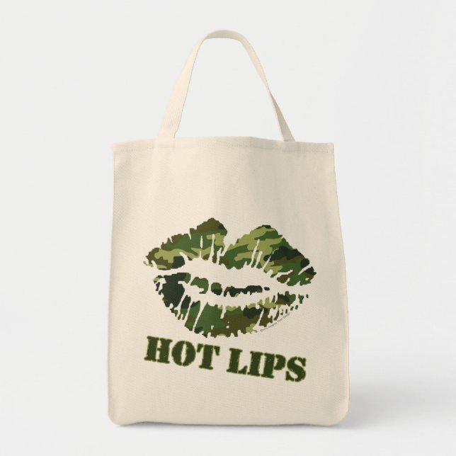 Tote Bag Lèvres chaudes MASH (Devant)