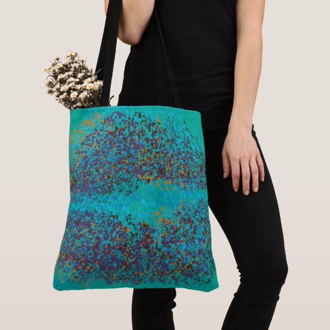 Tote Bag Lèvres colorées rétro (De près)