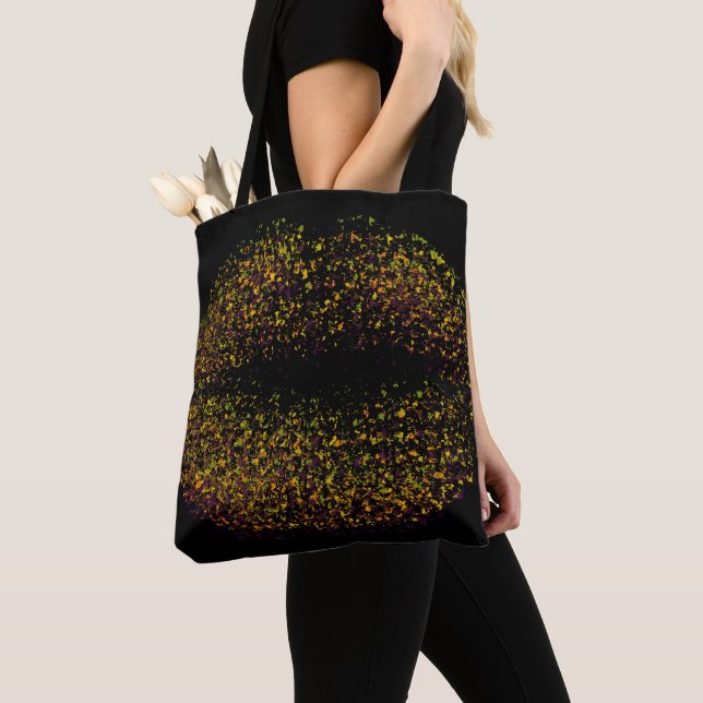 Tote Bag Lèvres d'art Abstraites modernes (De près)