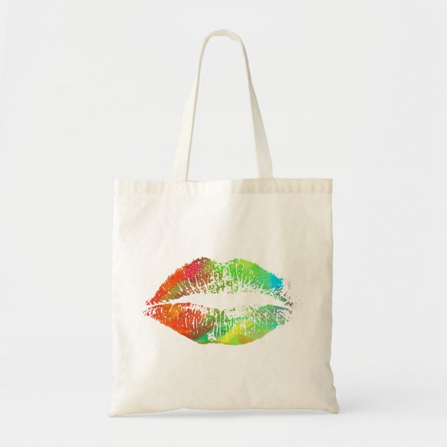 Tote Bag Lèvres élégantes #7 (Devant)