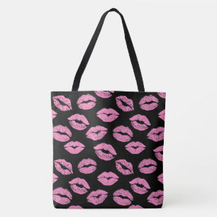 Tote Bag Lèvres roses
