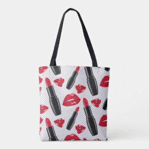 Tote Bag Lèvres rouges