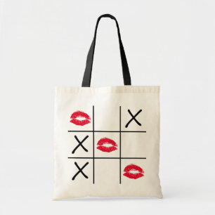 Tote Bag Lèvres Tic Tac Toe