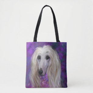 TOTE BAG  LÉVRIER AFGHAN    