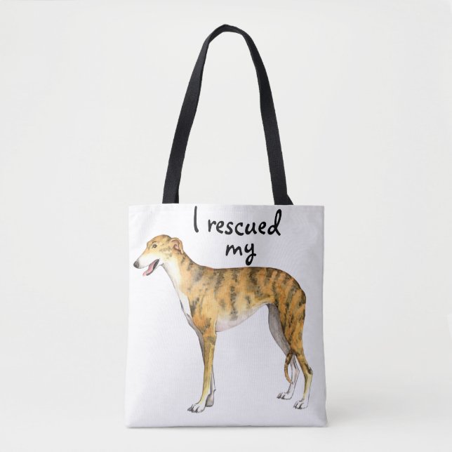 Tote Bag Lévrier de délivrance (Devant)