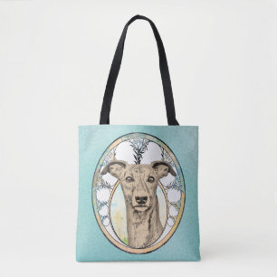 Tote Bag Lévrier Tan