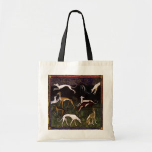 Tote Bag Lévriers médiévaux dans les bois profonds