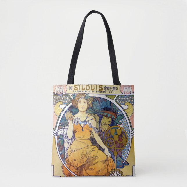 Tote Bag L'exposition Saint-Louis, Mucha (Devant)