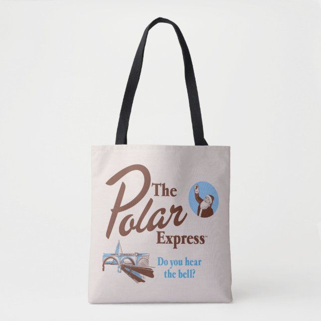 Tote Bag L'Express polaire | "Entendez-Vous La Cloche" Retr (Devant)