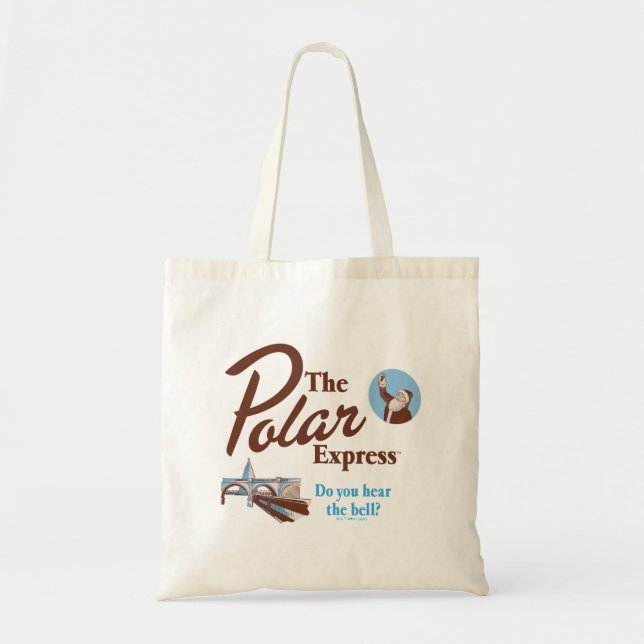 Tote Bag L'Express polaire | "Entendez-Vous La Cloche" Retr (Devant)