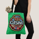 Tote Bag Lg. CASINO Fourre-tout - Voir retour<br><div class="desc">Quel grand fourre-tout pour porter tous vos gains ... : ) Au dos, changer le nom ou le supprimer. Utilisez la "balance" ou - pour modifier la taille du texte. Modifiez la police si vous le souhaitez. J'espère que vous l'aimez, et j'aurai d'autres versions. Voir mes COLLECTIONS FOURRE-TOUT, COLLECTION CASINO,...</div>
