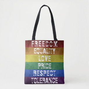 Tote Bag LGBT Pride Moderne Arc-en-ciel