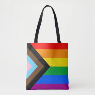 Tote Bag LGBTQ+ Indicateur de fierté de progrès