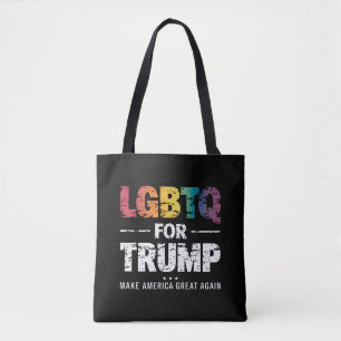 TOTE BAG LGBTQ POUR TRUMP GAY LESBIENNE POUR TRUMP 2024