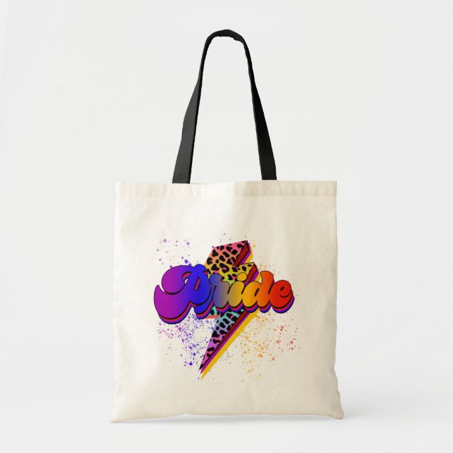 Tote Bag LGBTQIA+ Soutien de la fierté Sensibilisation (Devant)