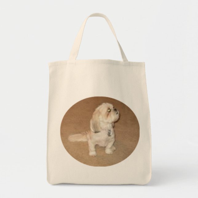 Tote Bag Lhasa Apsos au magasin (Devant)