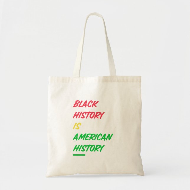 Tote Bag L'histoire noire est l'histoire américaine (Devant)