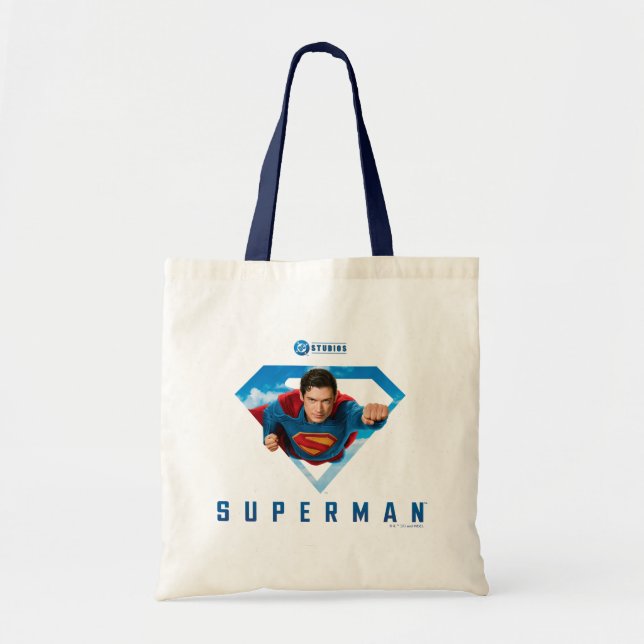 Tote Bag L'homme de l'acier en vol (Devant)