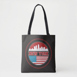 Tote Bag L'horizon Etats-Unis de New York diminuent
